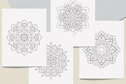 Sacred Geometry Mandala Coloring Boo, a Graphic by MISTstudioDesign (Thumbnail 3 of 8)