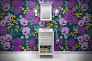 Colorful Pansies Floral Pattern, a Pattern Graphic by StudioGlouna (Thumbnail 5 of 9)