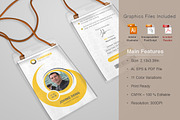Content Marketing Office ID Card, a Card Template by Dotnpix (Thumbnail 1 of 5)