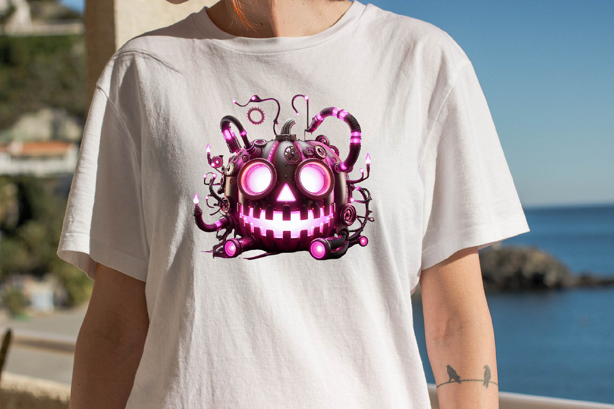 Creepy Black and Pink Halloween Pump, an Illustration by SVGArt (Photo 7 of 8)