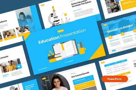 Back To School PowerPoint | Presentation Templates ~ Creative Market