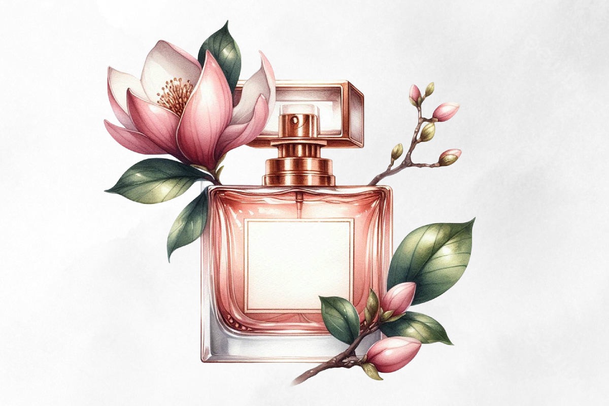 Watercolor Perfume Clipart, an Illustration by Designking (Photo 4 of 4)