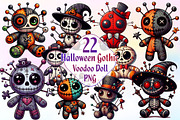 Halloween Gothic Voodoo Doll Clipart, a Work Illustration by Dream Creation (Thumbnail 1 of 6)
