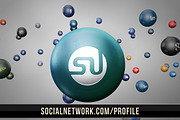 Social Media Spheres PS Template, a Branding & Logo Template by Creative Graphics (Thumbnail 7 of 9)