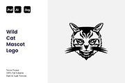 Wild Cat Mascot Logo, a Branding & Logo Template by Luxury Logos (Thumbnail 1 of 4)