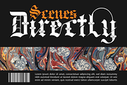 Tragedy Shaped | Blackletter Font, a Blackletter Font by 177Studio (Thumbnail 6 of 8)