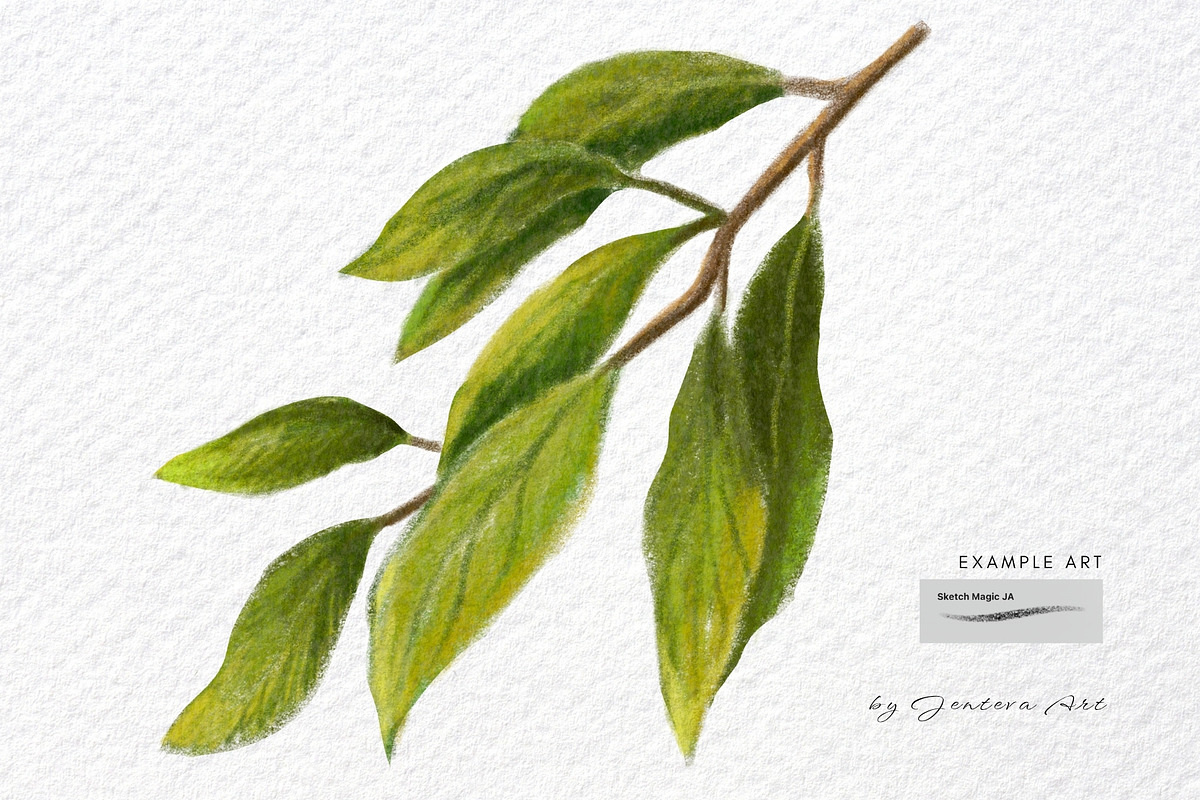 15 Procreate Color Pencils Brush Set, a Brush Add-On by Jenteva Art (Photo 13 of 16)