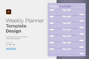 Weekly Planner Sheet Design-16