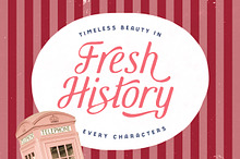 Fresh History - Hand Lettered Script