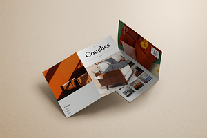 A4 Bifold Brochure Mockup Bundle 51