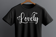 Hello Lovegirl | Script Font, a Handwritten Font by Scratchones (Thumbnail 5 of 9)
