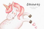 Valentine's Unicorn Set, an Illustration by Eva Katerina (Thumbnail 8 of 8)