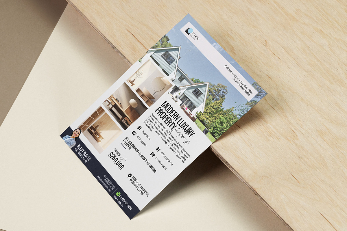 Realtor Flyer Template For Canva, a Flyer Template by Prapti Design (Photo 5 of 10)