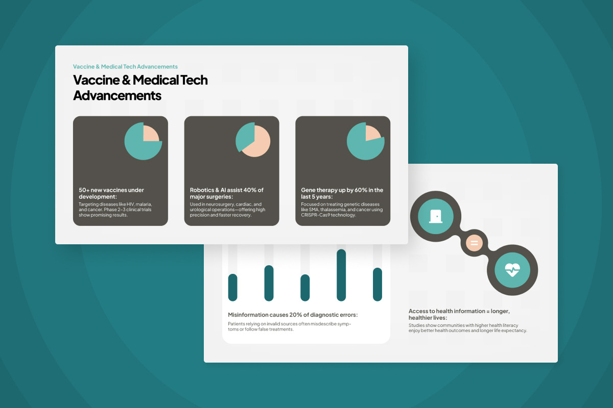 Medical Research Infographics V1, a Work Illustration by productype1 (Photo 5 of 5)