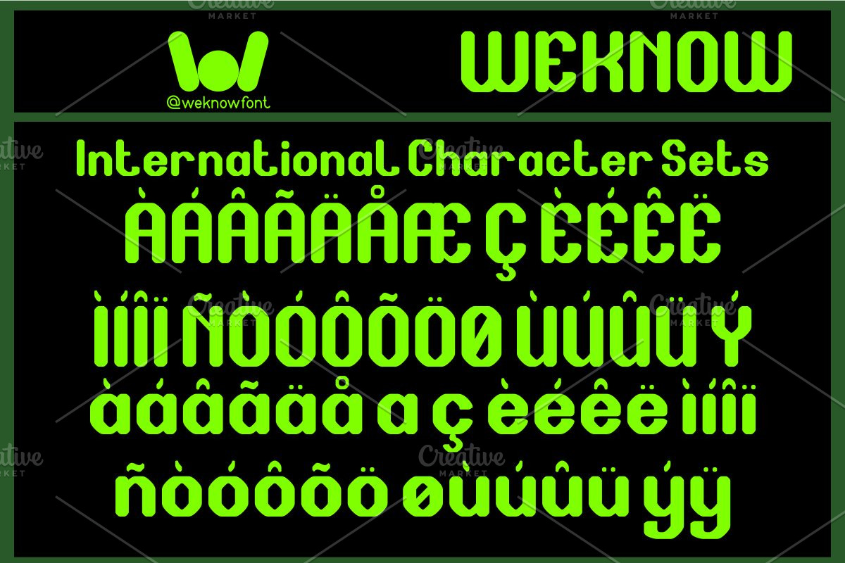 The Time font, a Font by weknow (Photo 8 of 8)