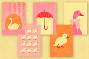 PINK SPRING dopamine Posters Set, a Poster Template by Garden in frame (Thumbnail 4 of 10)