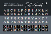 Oil Slick Liquid Letters Overlays, a Symbol Font by PhotoSpirit (Thumbnail 3 of 8)