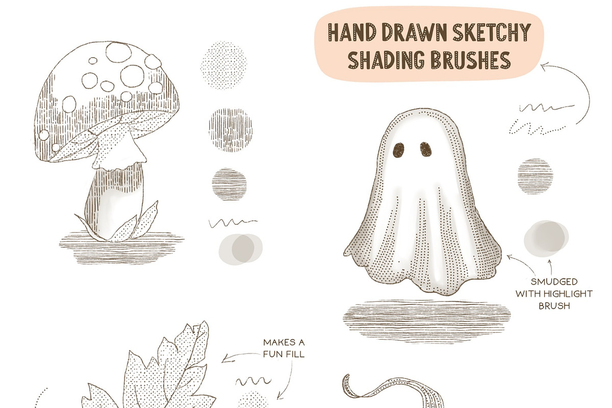 Sketchbook Brush Set for Procreate, a Brush Add-On by Sometimes Crafter Studio (Photo 15 of 17)