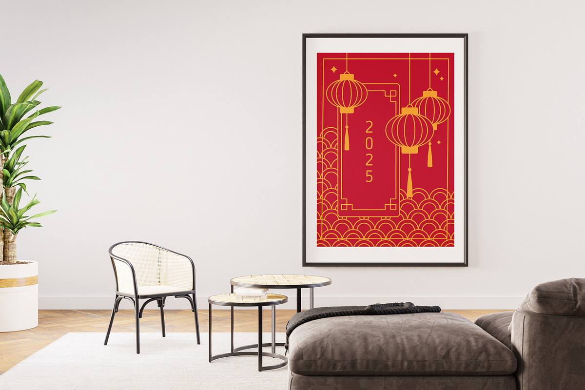 Happy Chinese New Year 2025 cards, a Decorative Illustration by Good Studio (Photo 10 of 11)