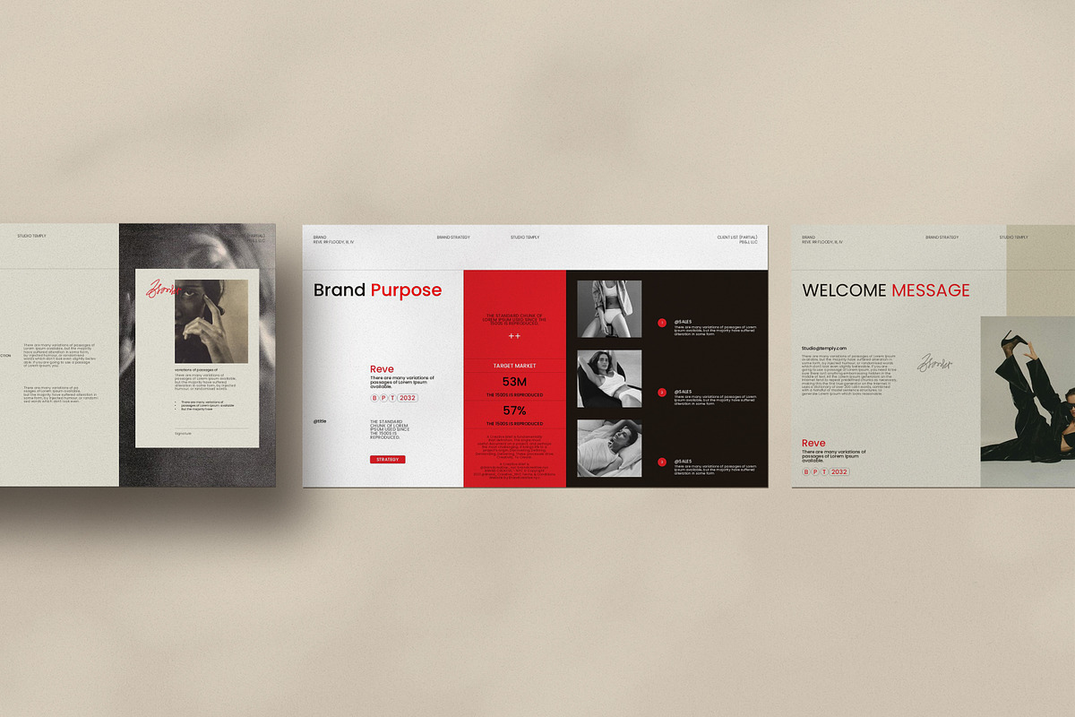 Reve Brand Strategy Template, a Presentation Template by Studio Temply (Photo 5 of 11)