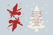 Retro Folk Christmas: 110 Graphics, a Seasonal Illustration by Veyla (Thumbnail 9 of 15)