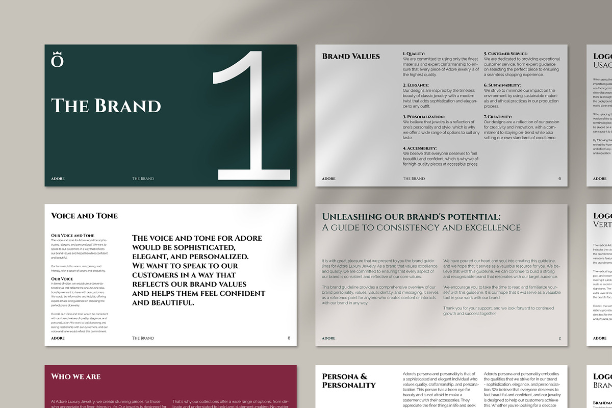 Brand Guidelines Template, a Presentation Template by Typefool's Shop (Photo 2 of 11)