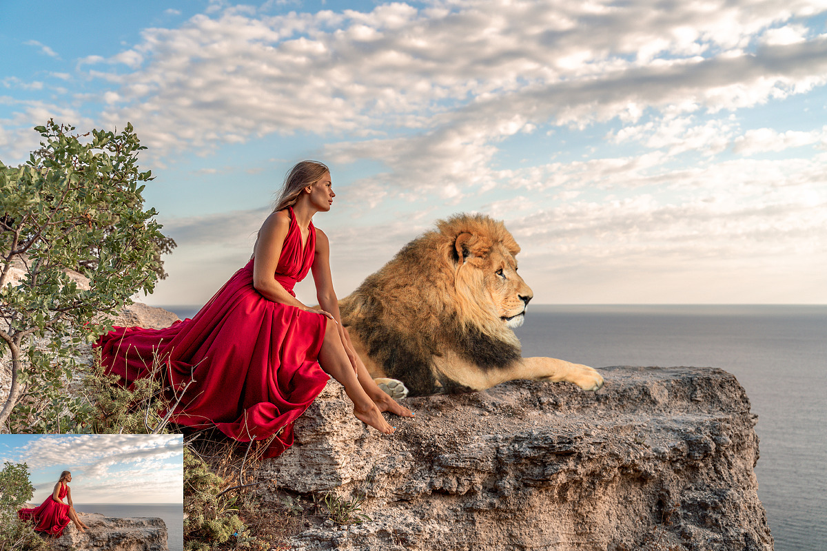 22 Lion Photo Overlays, an Action Add-On by PhotoEffects.Store (Photo 2 of 6)