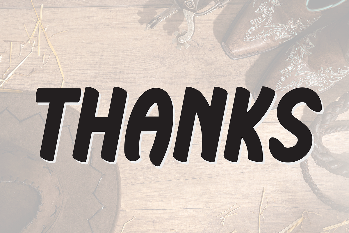 Summer Cowboy | Script Font, a Script Font by Scratchones (Photo 8 of 8)