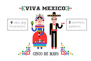 Cinco de Mayo illustrations, a Food Illustration by DinaraChernaya (Thumbnail 1 of 4)