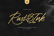 Rust & Ink - Handwritten Font, a Handwritten Font by VP Fonts (Thumbnail 1 of 18)