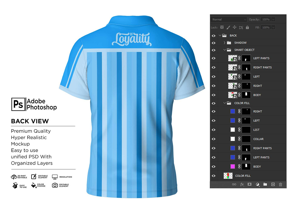 Dress Suit Polo T-Shirt S Mockup, a Shirt Mockup by Nanggroe Scripting (Photo 7 of 8)