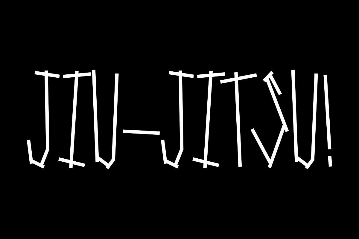 Srg®-Fighter's tape font preview 8