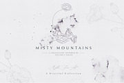 Elegant Watercolor Illustration Set, a Texture Illustration by Laras Wonderland (Thumbnail 1 of 11)