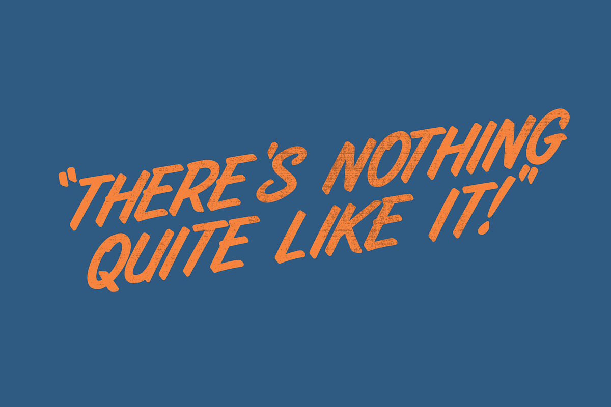 Jiffy Casual | Retroset Typeface, a Handwritten Font by StudioWorks (Photo 4 of 10)