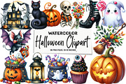 Halloween Clipart Bundle, an Illustration by DreamArtGraphic (Thumbnail 1 of 5)