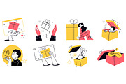 Gift for you concept illustrations, an Illustration by PureSolution (Thumbnail 5 of 6)