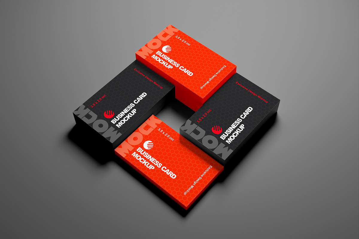 Business Card Mockups, an Advertising Mockup by alimran24 (Photo 5 of 11)