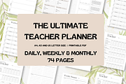 Printable Teacher Planner Template, a Templates & Theme by Designbudy (Thumbnail 1 of 8)