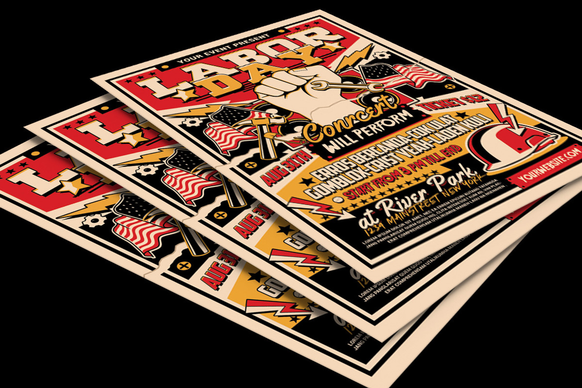 Labor Day Flyer, a Flyer Template by Muhamad Iqbal hidayat (Photo 4 of 4)