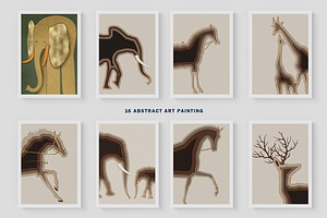 Modern Creative Animal Art Prints