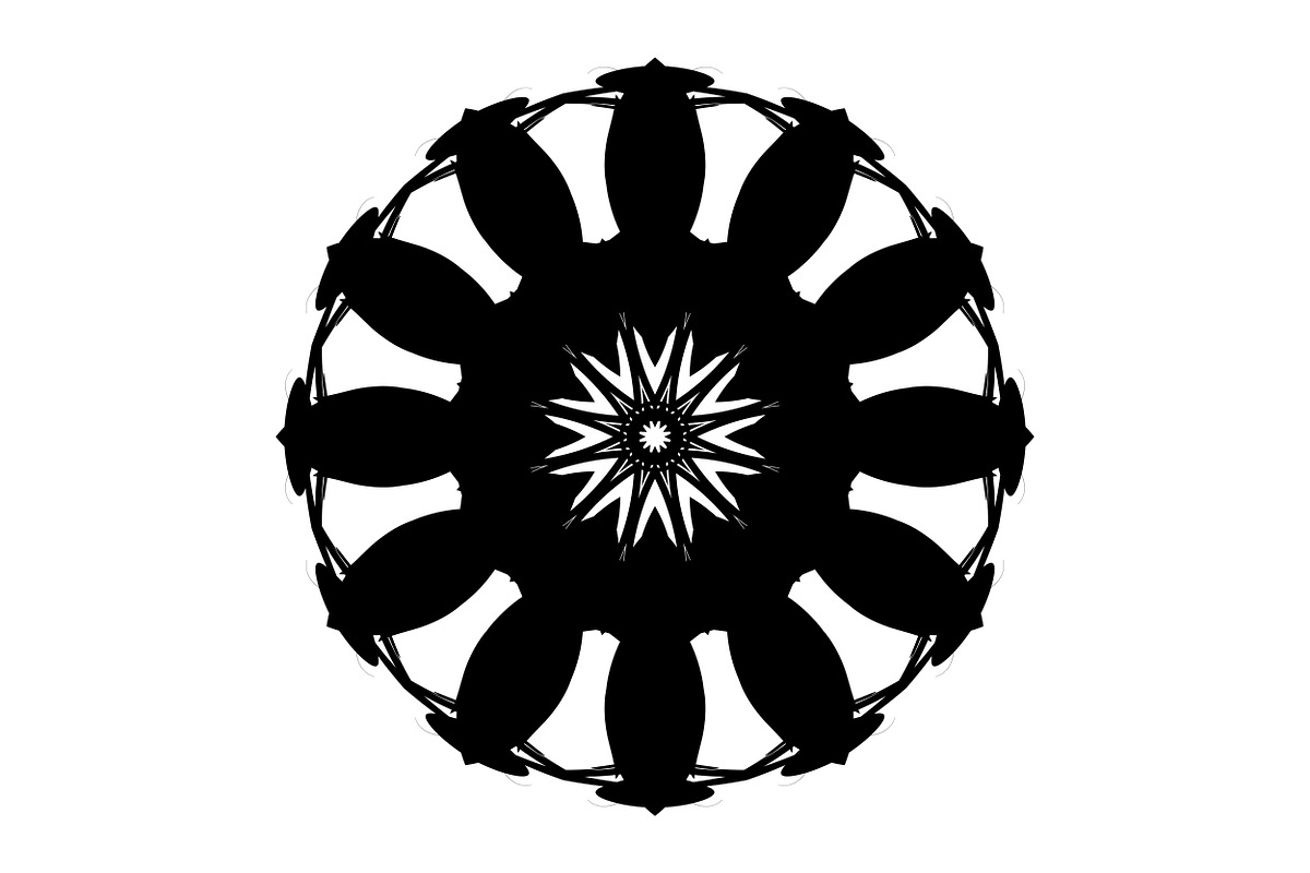 Premium Mandala Illustration Pack, a Decorative Illustration by NJ Himel (Photo 83 of 101)