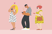 Waiting in line (vector), a Healthcare Illustration by Grivina's shop (Thumbnail 2 of 19)
