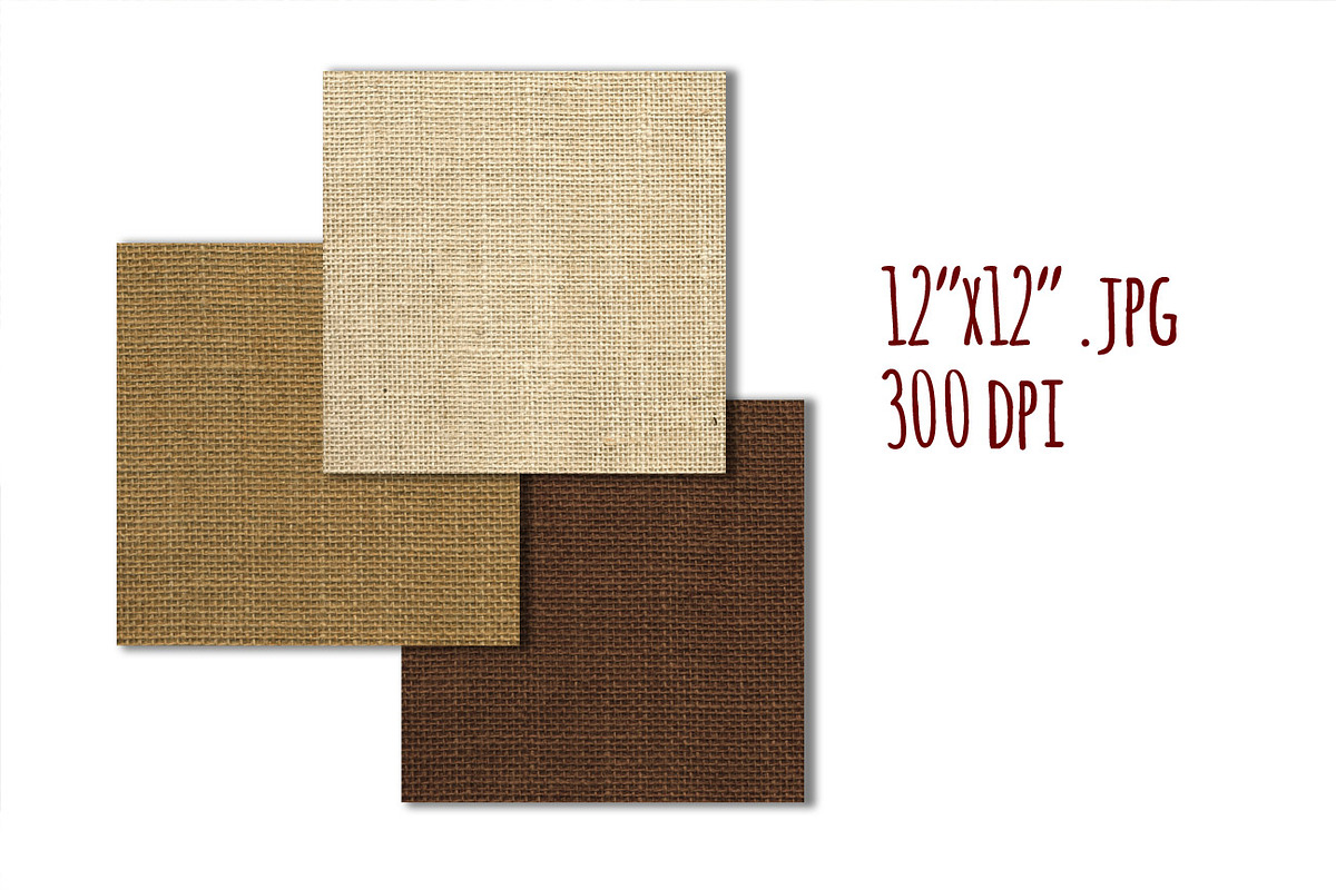 rustic burlap digital paper, a Texture Graphic by Laureling Studios (Photo 2 of 3)