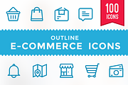 E-Commerce Icons, an Outline Icon by Limitless (Thumbnail 1 of 2)