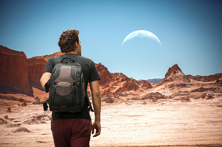 The moon in the Moon Valley., a Photo by Pictures for you!!!!!!!!!