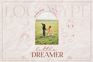 Little Dreamer Logo Pack, a Branding & Logo Template by Mio Buono