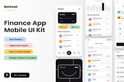 Banksad - Finance Mobile App UI Kit, an UI Kit Template by Creative Perspective (Thumbnail 1 of 8)