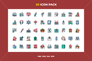 Workplace icons, an Outline Icon by Wencory (Thumbnail 1 of 2)