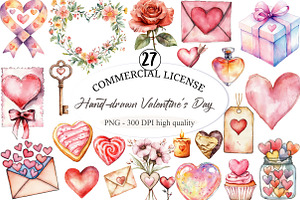 Hand-drawn Valentine's Day Sublimati, an Illustration by designcity5