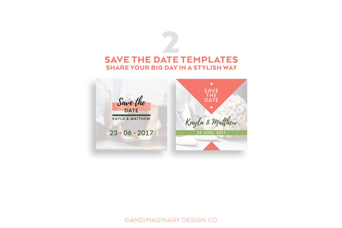 Coral & Moss INSTAGRAM BANNER Pack, a Social Media Template by Andimaginary Creative Co. (Photo 6 of 8)
